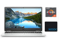 2021 Dell Inspiron 15 3505 15.6" FHD Laptop; AMD Ryzen 5-3450U Processor; 8GB RAM; 512GB SSD+2TB HDD; AMD Radeon Vega 8 Graphics; Webcam; HDMI; Bluetooth; Windows 10; White; with NSSDC Mousepad