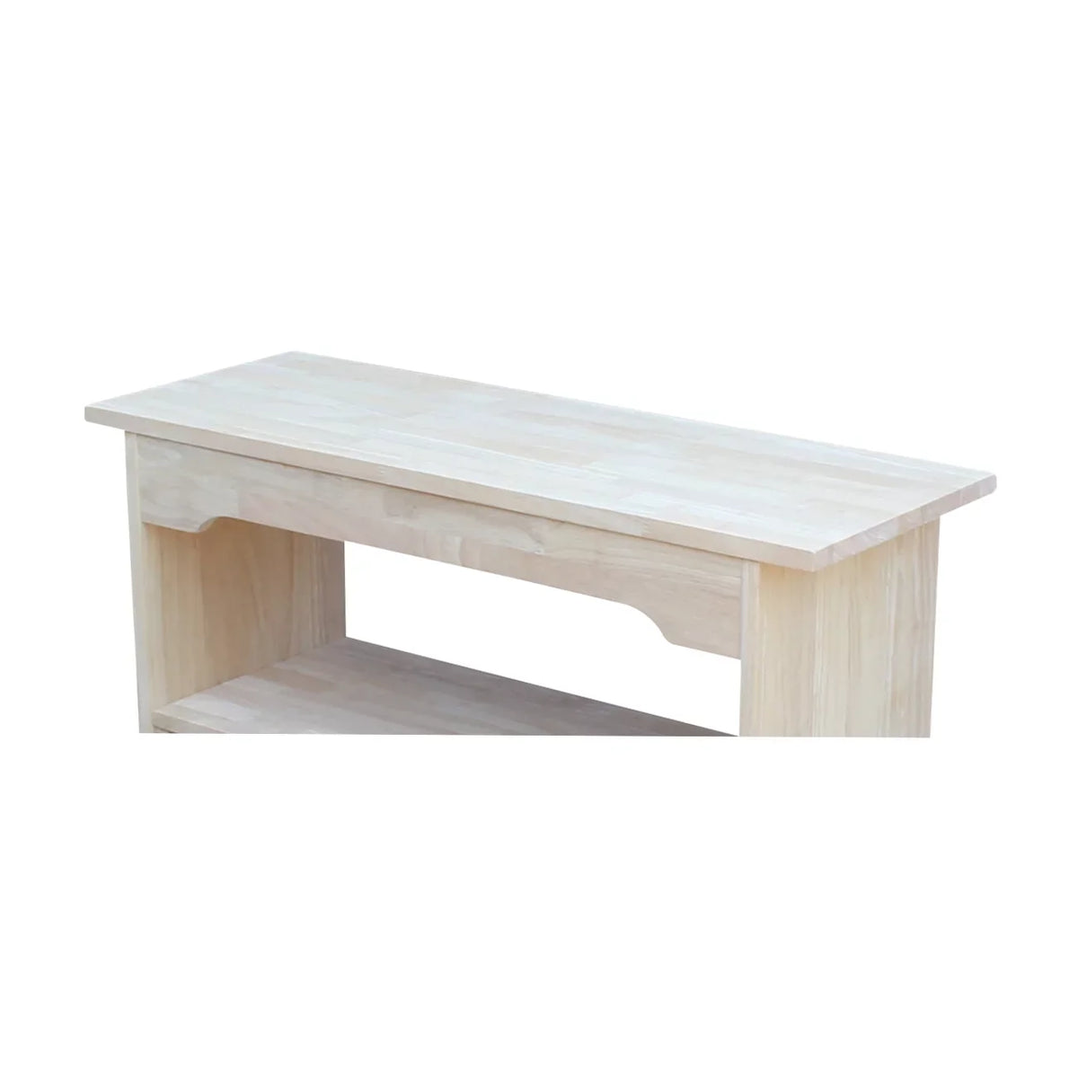 International Concepts Solid Wood Indoor Brookstone Bench - 36" Long; Unfinished