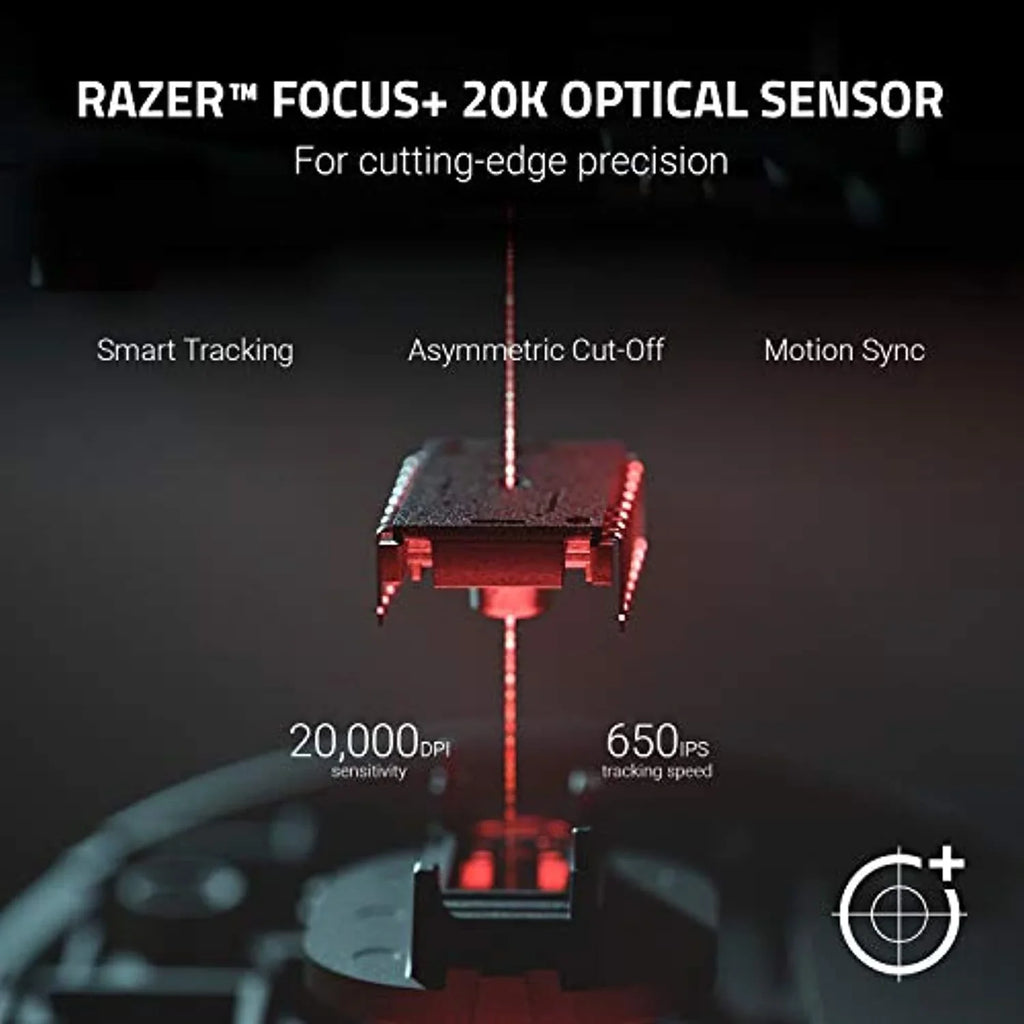 Razer Basilisk V2 - Fps Gaming Mouse (Gaming Mouse With New 20;000 Dpi Focus + Optical Sensor; 5G; Removable Dpi Switch And Customizable Scroll Wheel; Rgb Chroma And Usb) Black