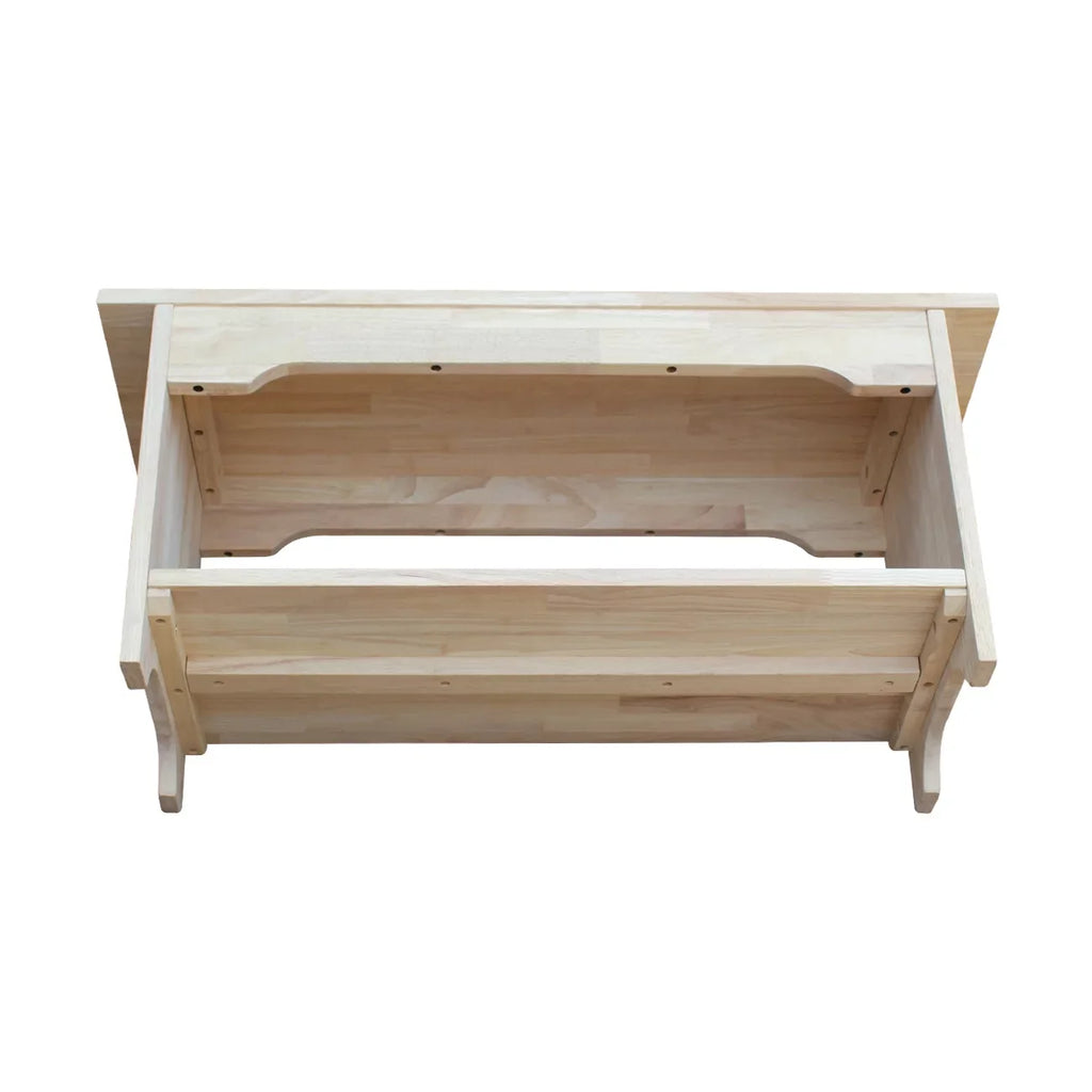 International Concepts Solid Wood Indoor Brookstone Bench - 36" Long; Unfinished