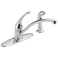 Delta Foundations® Single Handle Kitchen Faucet with Paint