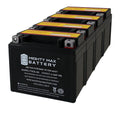YTX5L-BS 12V 4AH Battery Replaces Kymco Super 9 - 50 2000 - 4 Pack