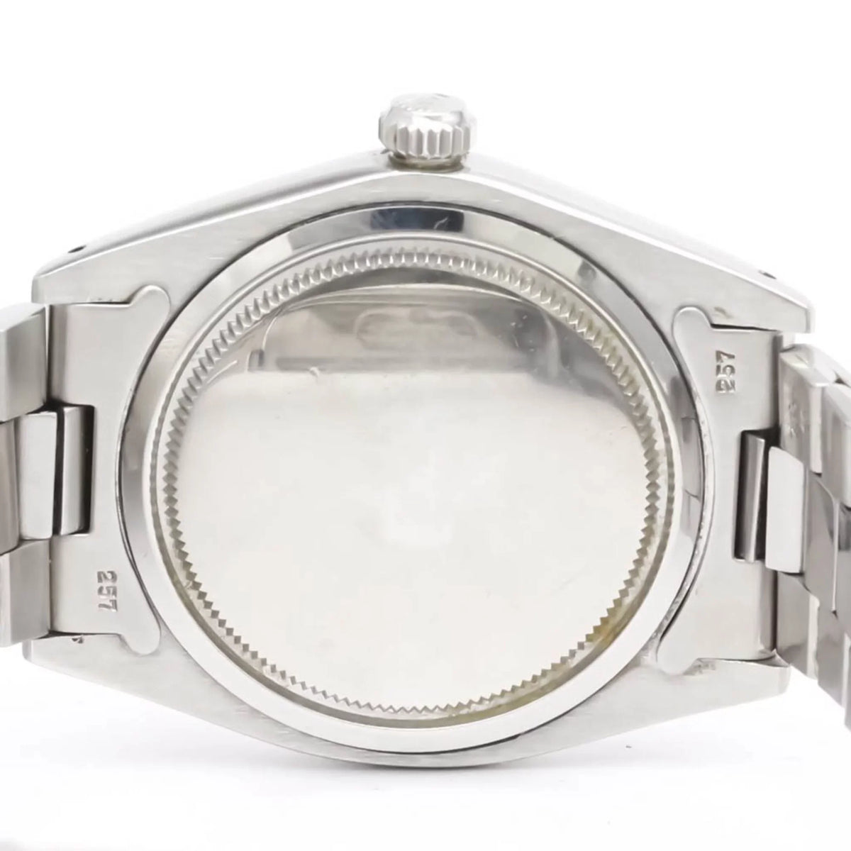 Used Vintage ROLEX Oyster Date Precision 6694 Steel Hand Winding Mens Watch BF553014