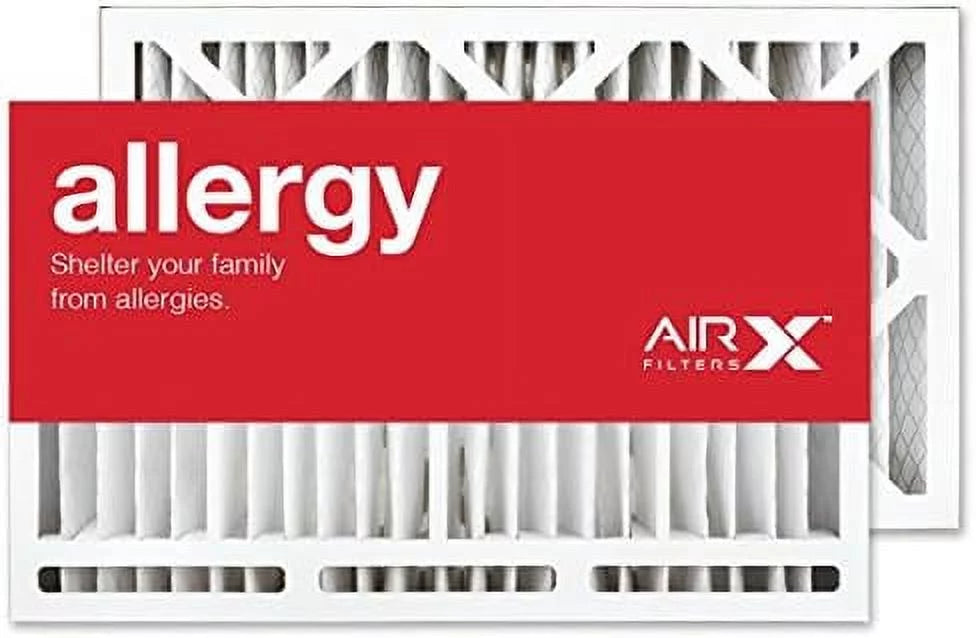 16X25x5 MERV 11 HVAC AC Furnace Air Filter Replacement For Goodman Amana -1056 AMP--1056; Allergy 2-Pack; Made In The