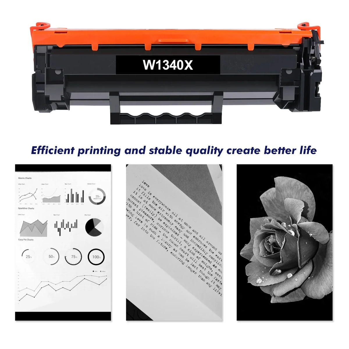 134X 134A Toner Cartridge Compatible for HP W1340X W1340A LaserJet M209dw MFP M234dw M234sdn M234sdw Printer Ink High Yield (Black; 2-Pack)