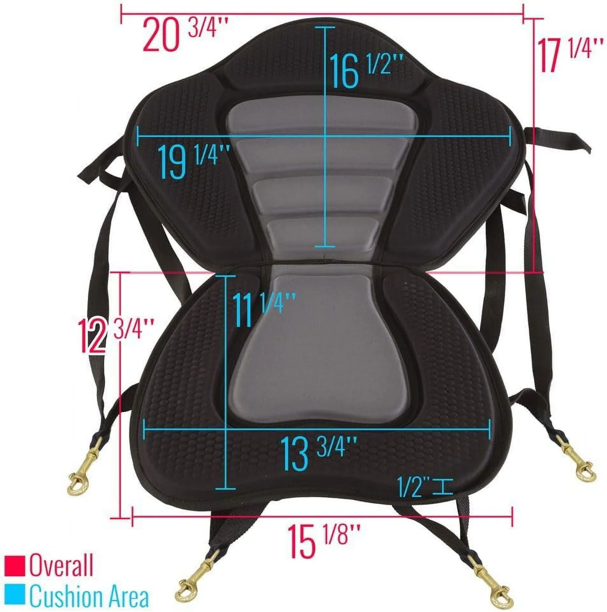 Sit-On-Top Padded Kayak Seat & Backrest