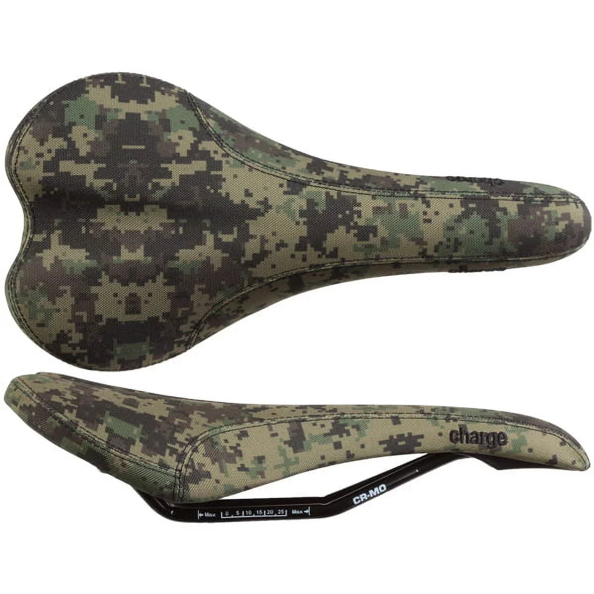 Charge Bikes Spoon saddle; CrMo - digi camo green