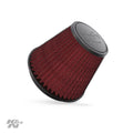 K&N Universal Clamp-On Engine Air Filter: Washable and Resuable: Round Tapered; 6 in (152 mm) Flange ID; 6 in (152 mm) Height; 7.5 in (191 mm) Base; 4.5 in (114 mm) Top ; RF-1048