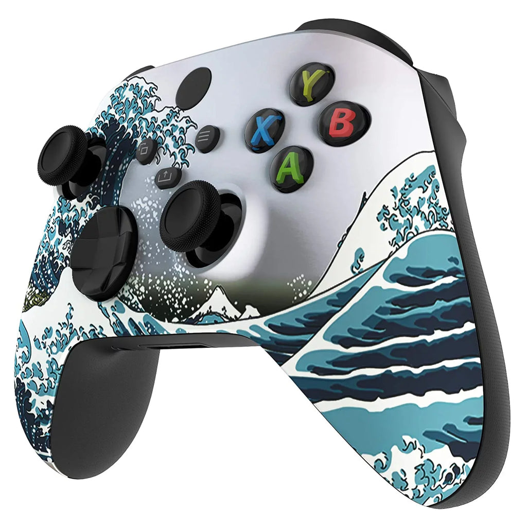 Xbox Series / One Custom Modded Rapid Fire Controller - Drop Shot; Jump Shot; Quick Scope Compatible w/ All Games (Waves)