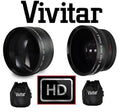 2-Pcs LENS SET PRO HD WIDE ANGLE & TELEPHOTO LENS for NIKON FM10 (52mm Compatible)