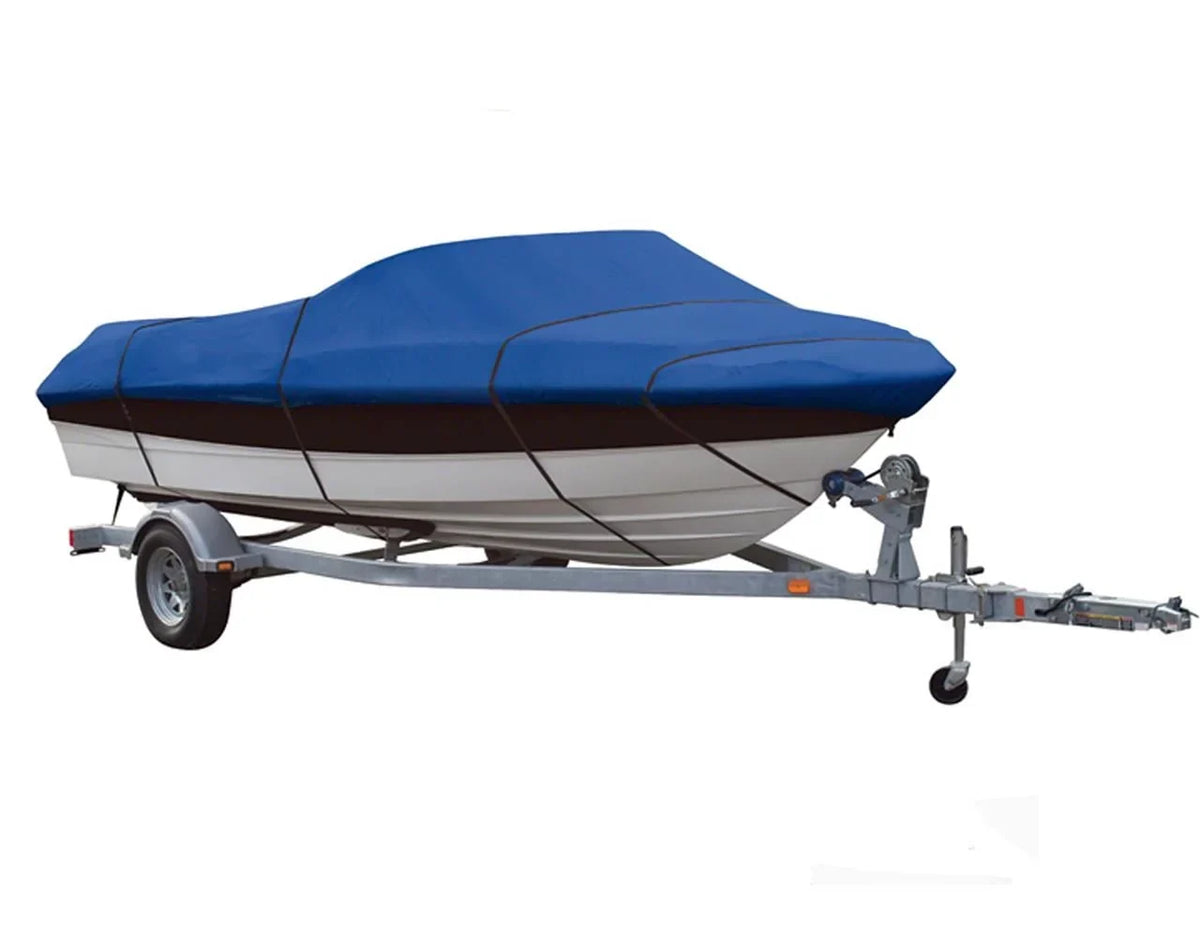 BLUE; GREAT QUALITY BOAT COVER Compatible for Sea Ray 210 Select BR (1996 1997 1998 1999 2000 - 2012)