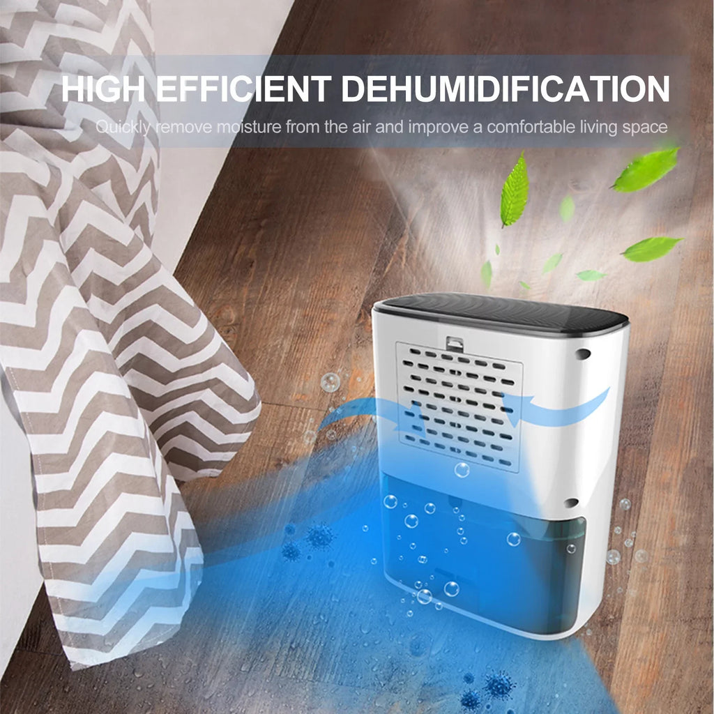 Efficient Dehumidifier for Home Basements Auto off Protection; 215 Sq. Ft Coverage