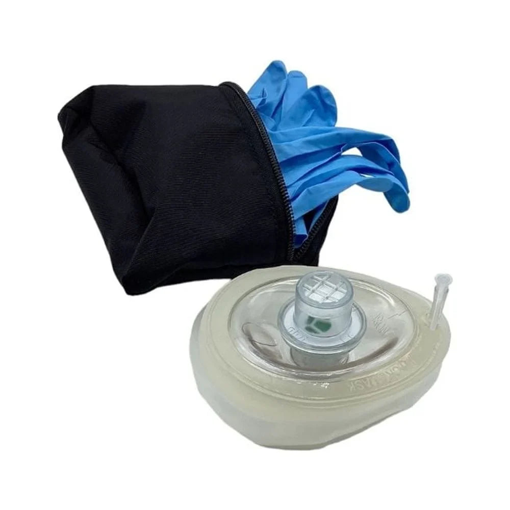CPR Micromask; Emergency Response Products; Clear and Re-Usable with Adjustable Mask - 1 Each