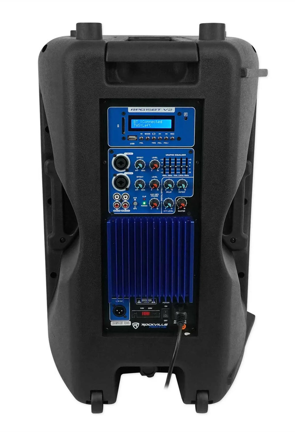 Rockville 15" Church Speaker Sound System w/ Headset Mic For Sermons; Speeches