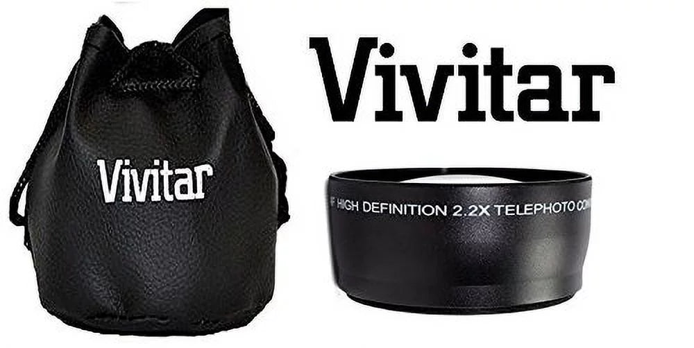 2Pc Lens Kit Hi-Definition Telephoto & Wide Angle Lens Set For Nikon D5300 D3300 (52mm Compatible)