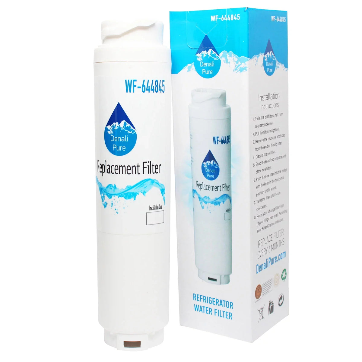 2-Pack Replacement for Bosch RWF1110 Refrigerator Filter - Compatible with Bosch RWF1110 Fridge Filter Cartridge