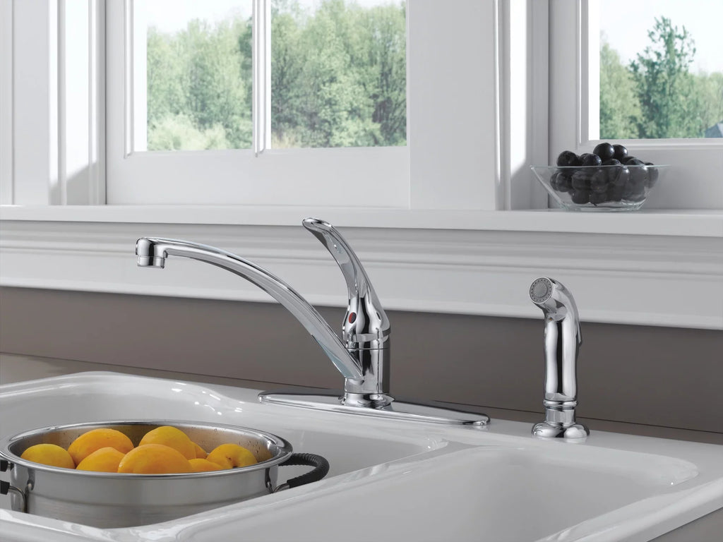 Delta Foundations® Single Handle Kitchen Faucet with Paint