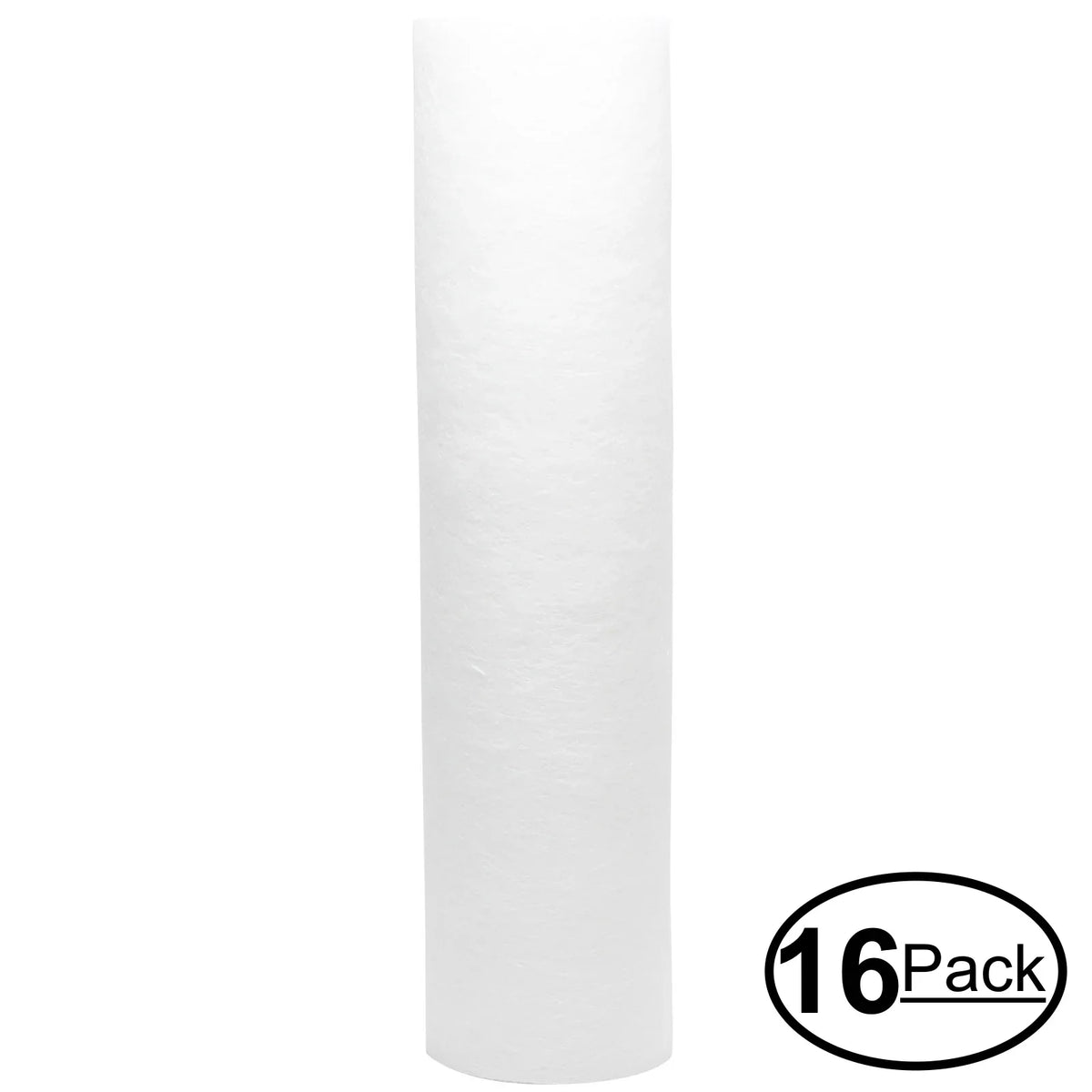 16-Pack Replacement for Paragon P1000 Polypropylene Sediment Filter - Universal 10-inch 5-Micron Cartridge for Paragon P1000 Four Stage RO System - Denali Pure Brand