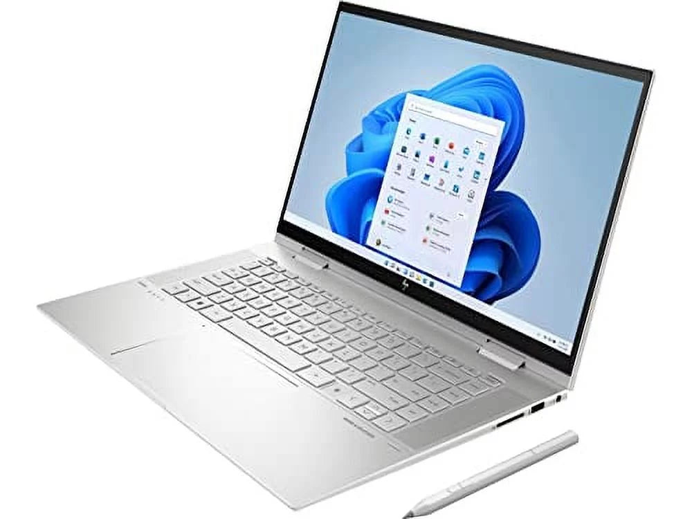 2022 HP Envy X360 15.6" FHD IPS Touchscreen 2-in-1 Laptop 11th Intel Core i7-1195G7 Iris Xe Graphics 24GB DDR4 1TB SSD Thunderbolt 4 WiFi 6 Backlit KB FP Reader Win 11 Home Stylus Pen w/ RATZK 32GB