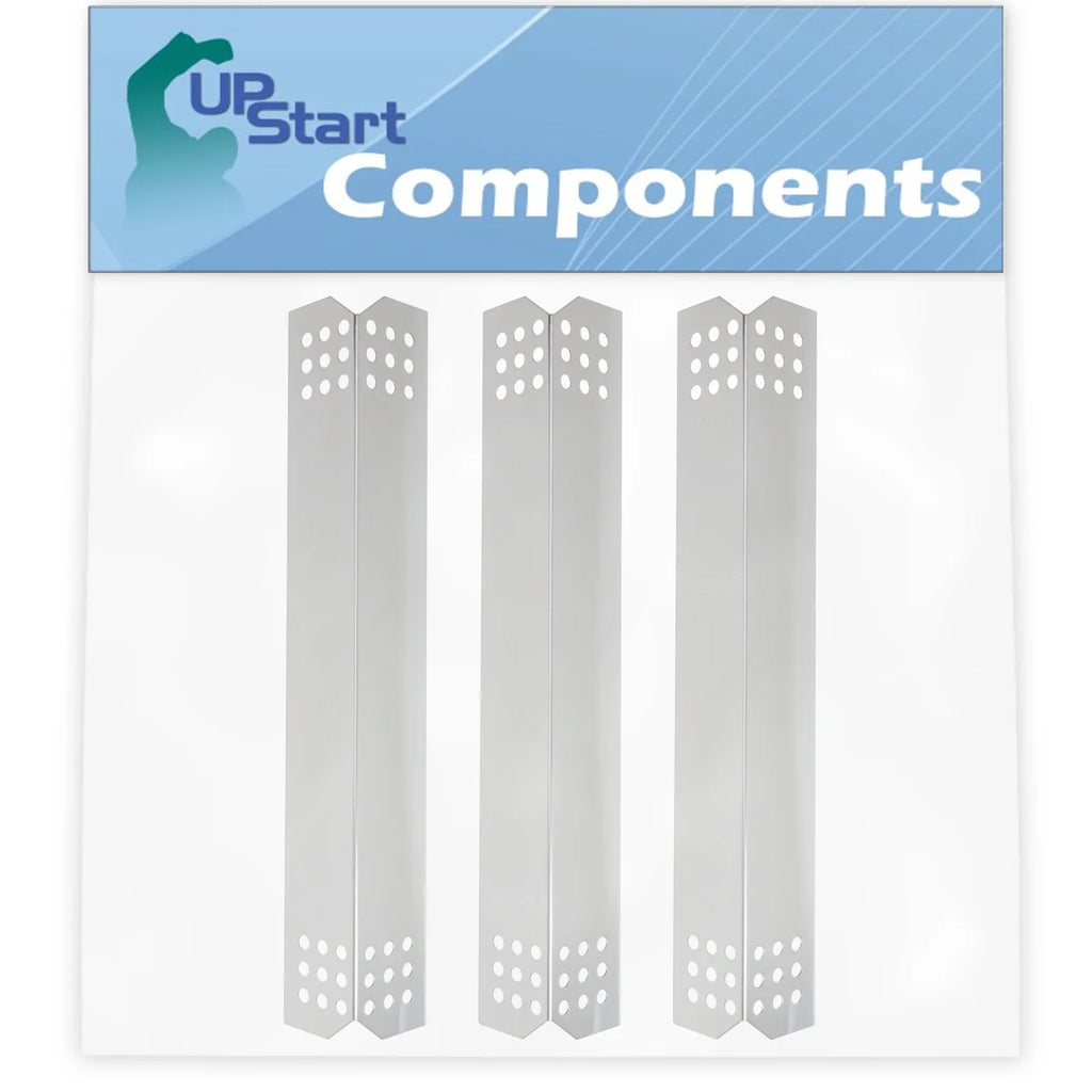 3-Pack BBQ Grill Heat Shield Plate Tent Replacement Parts for Nex 720-0336D - Compatible Barbeque Stainless Steel Flame Tamer; Guard; Deflector; Flavorizer Bar; Vaporizer Bar; Burner Cover 16 1/8"
