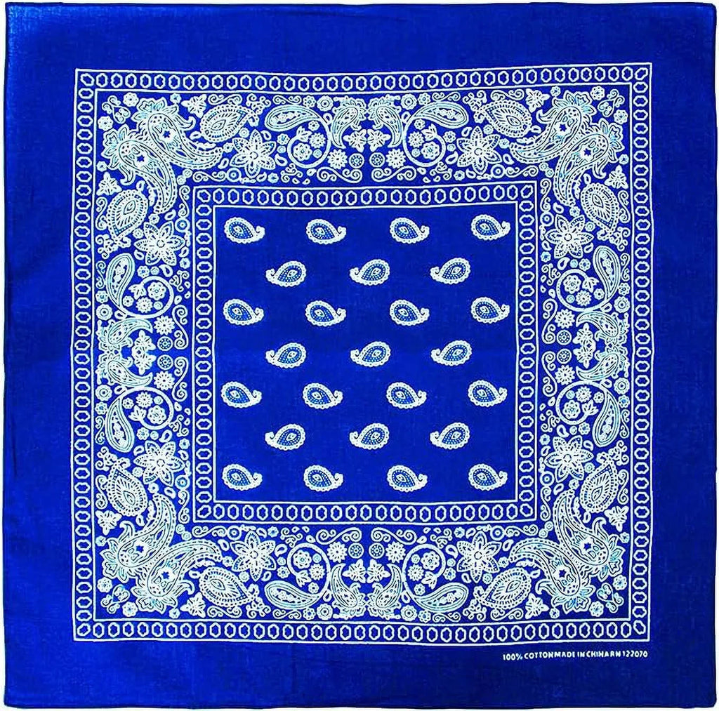 BASICO Bandanas for Men and Women 100% Cotton Bandana