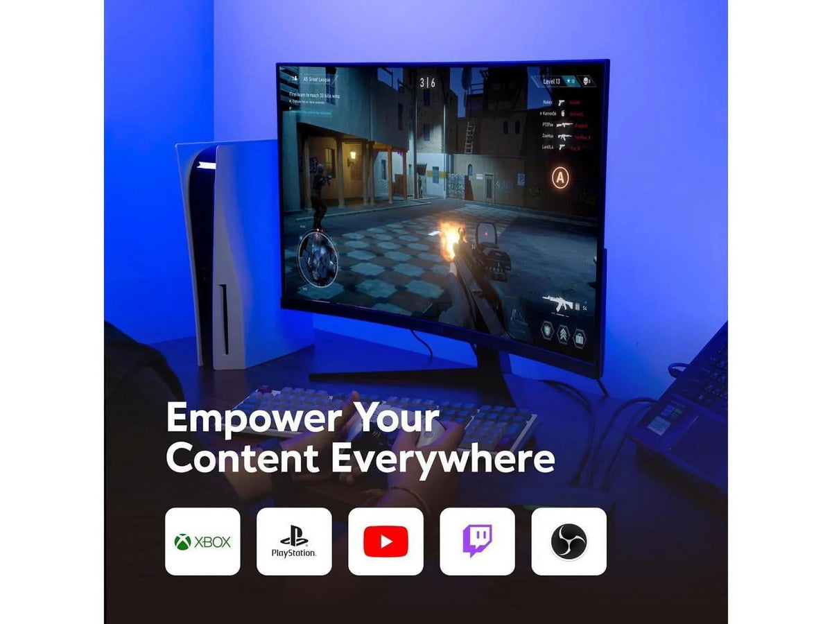 AVerMedia Live Gamer Ultra 2.1 (GC553G2) - Functions: Video Game Capturing; Video Streaming; Video Recording - 4K - YUY2 - USB - Audio Line In - Audio Line Out - PC
