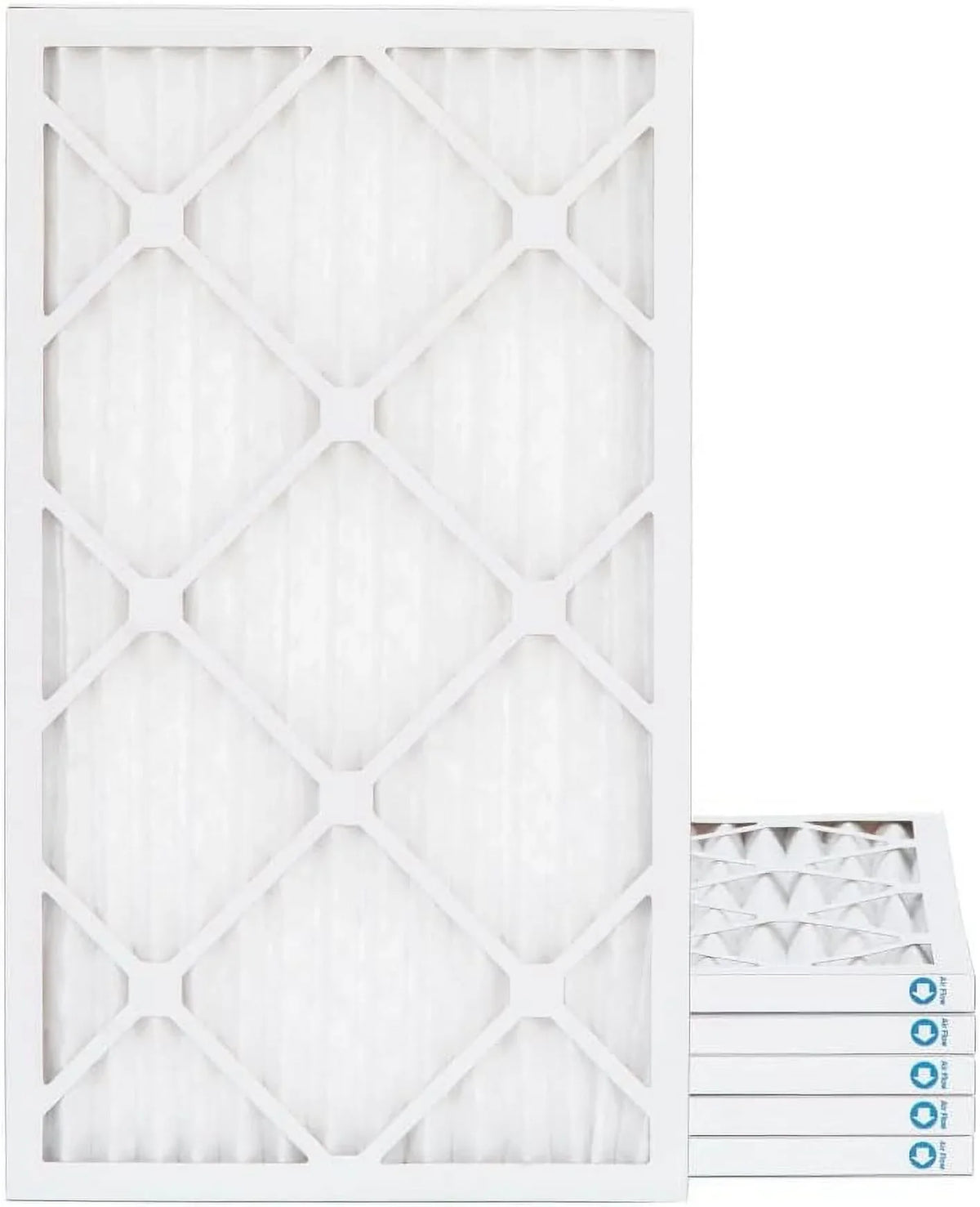18X24x1 MERV 11; MPR 1000 Pleated Furne 1" Air Filters By Pamlico. 6 Pk. Size: 17-1/2 X 23-1/2 X 3/4